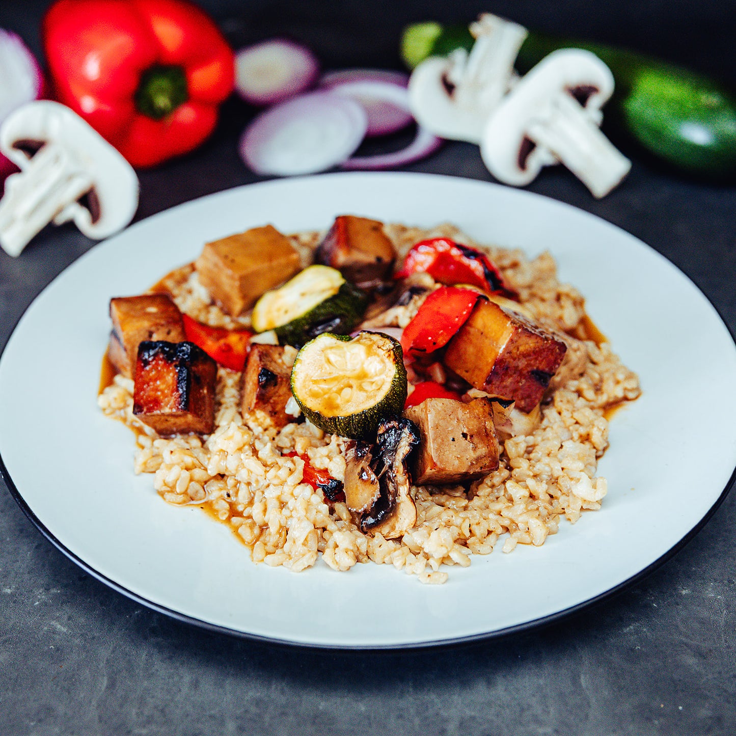 PDV Brochette de tofu BBQ