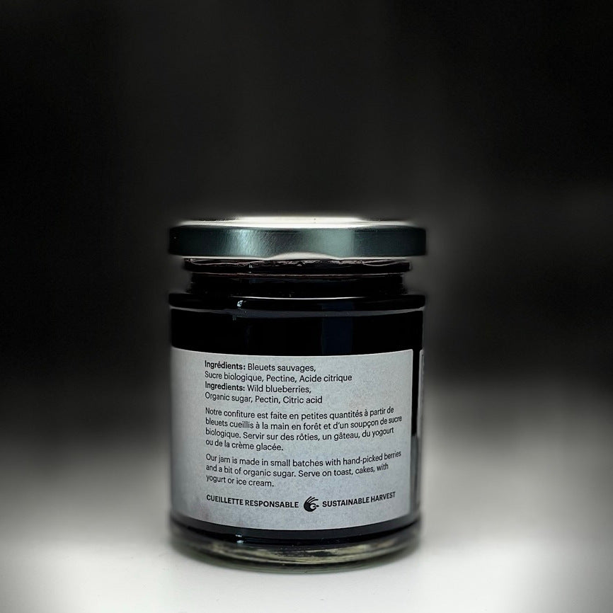 Confiture de bleuets sauvages