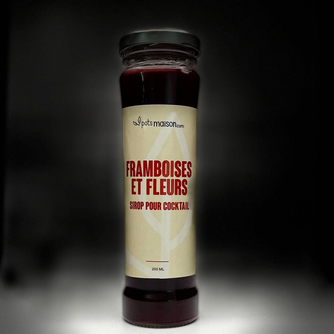 Framboise et fleurs - Sirop pour cocktail