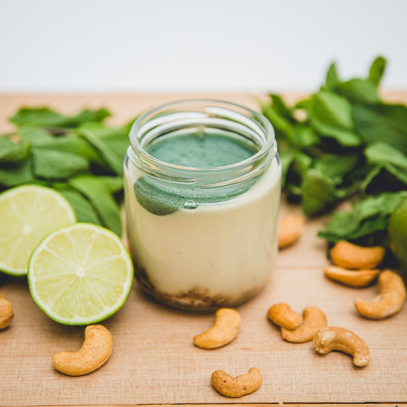 Gâteau faumage, menthe et lime