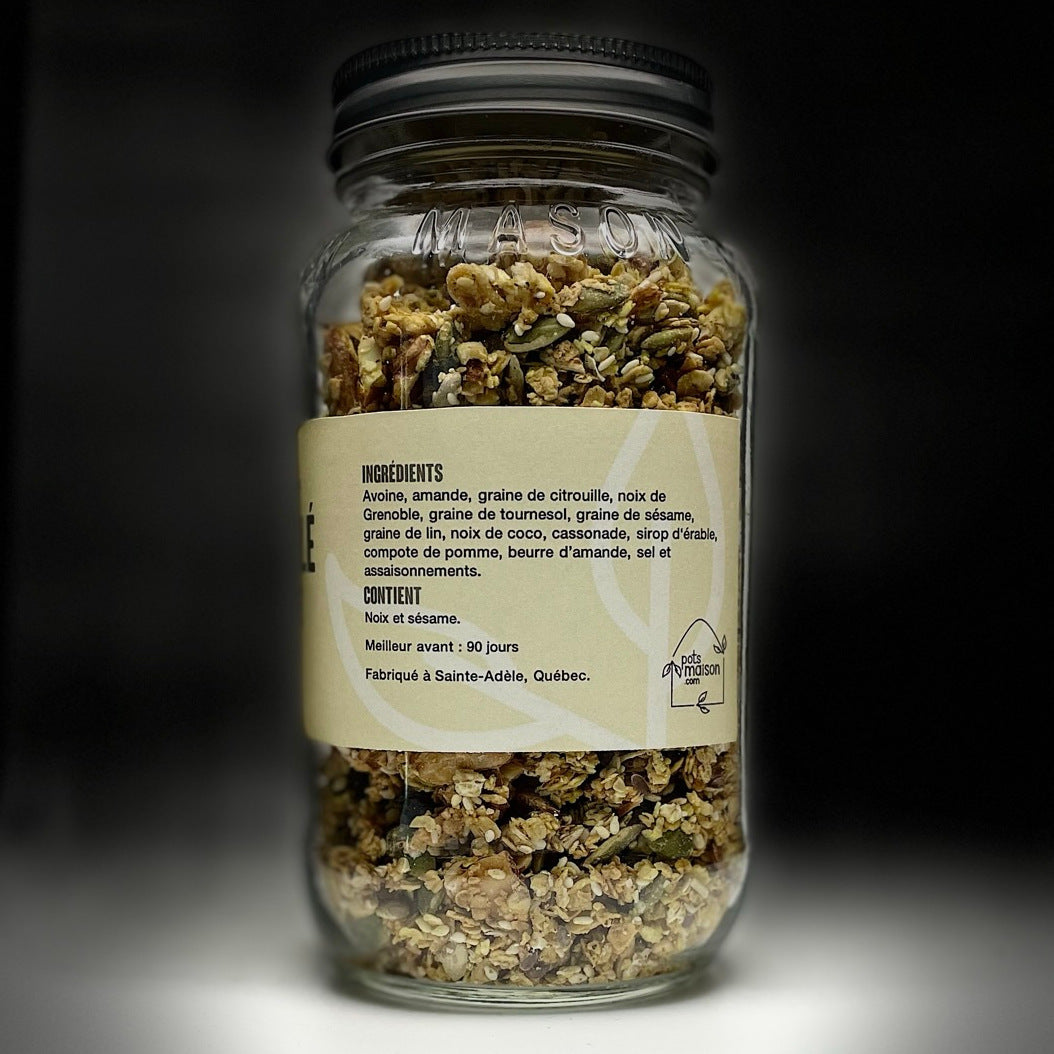 Granola salé aux graines de citrouille PDV