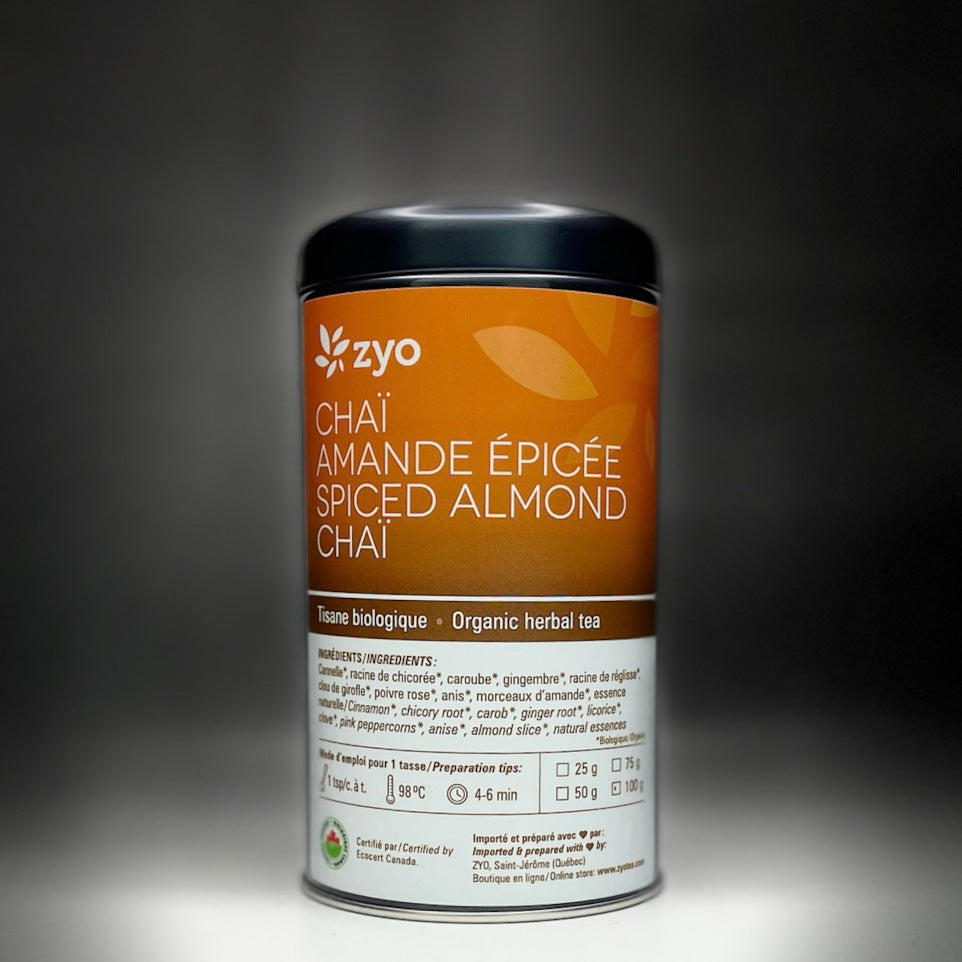 Tisane chaï aux amandes épicées