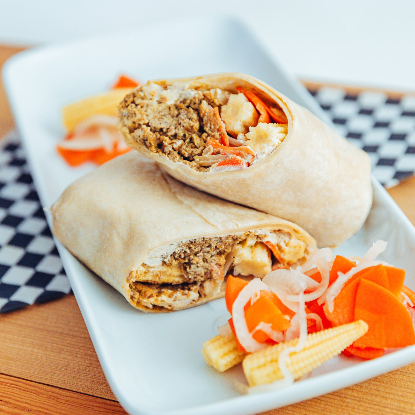 Wrap aux cretons