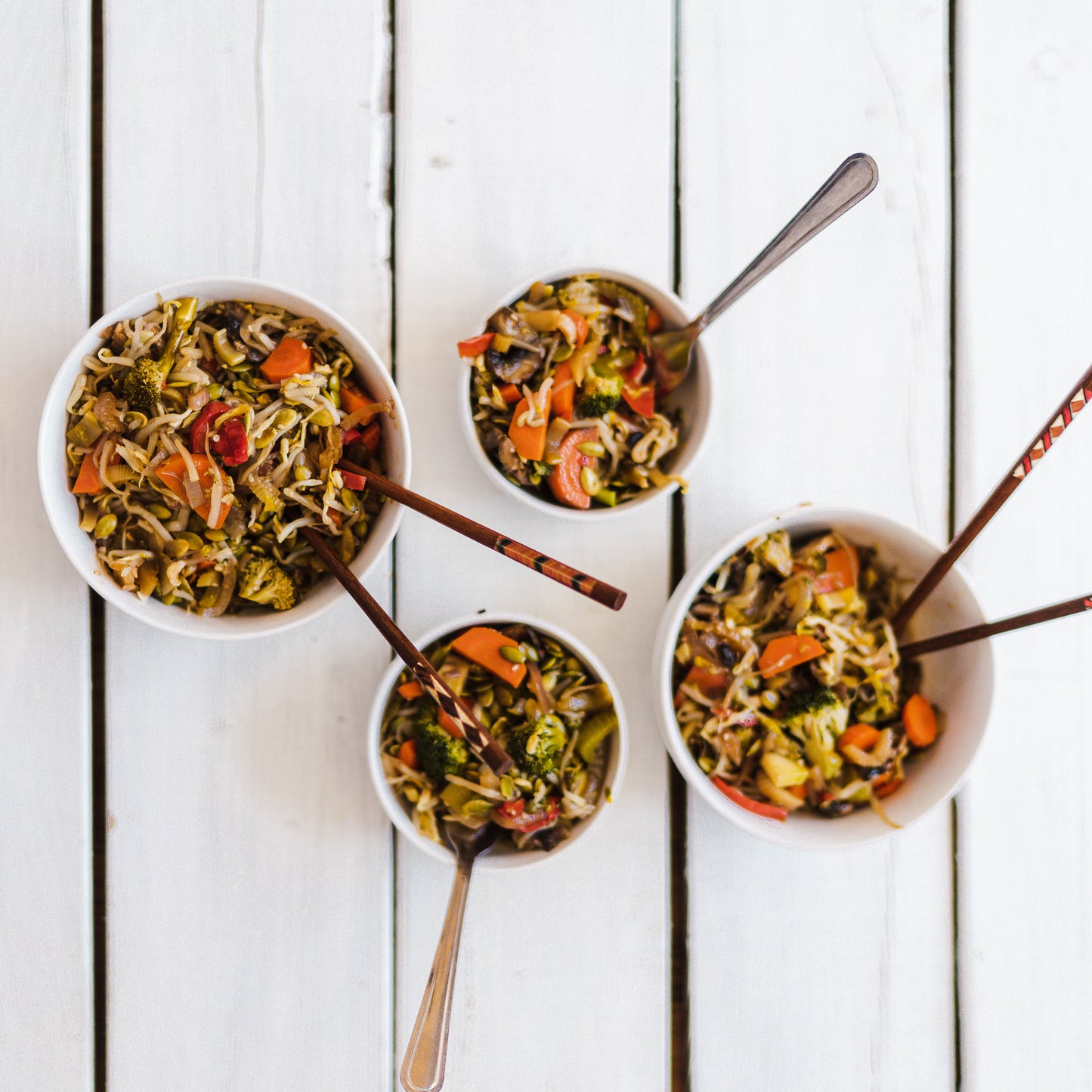 Chop suey aux graines de citrouille