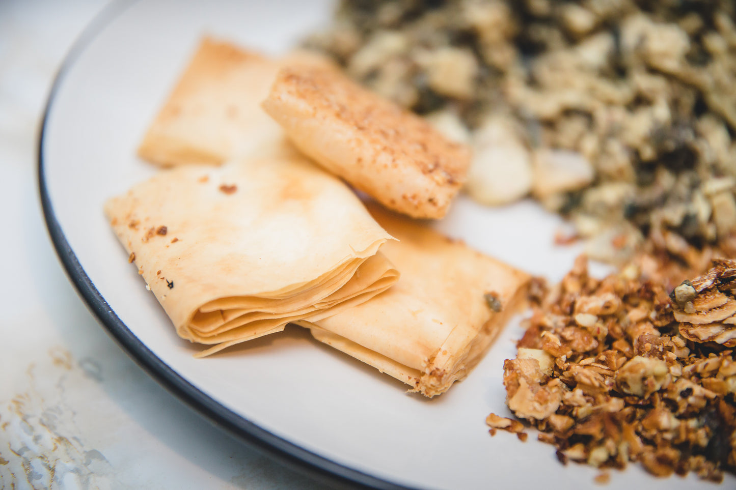 (Congelé) Pâte phyllo tofu et amandes