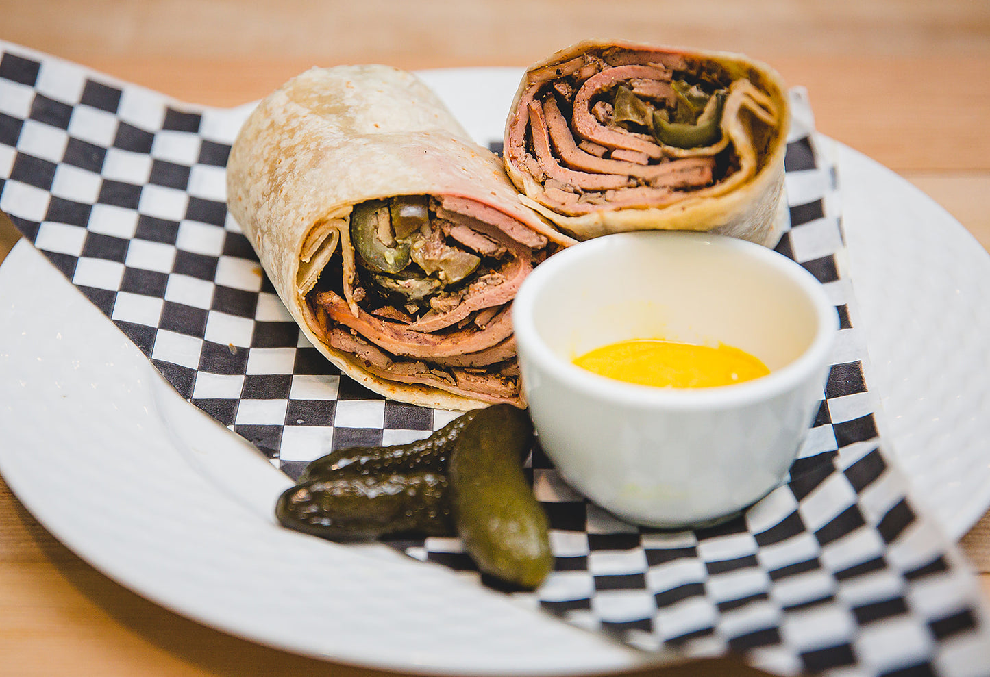 Wrap smoked meat de tofu