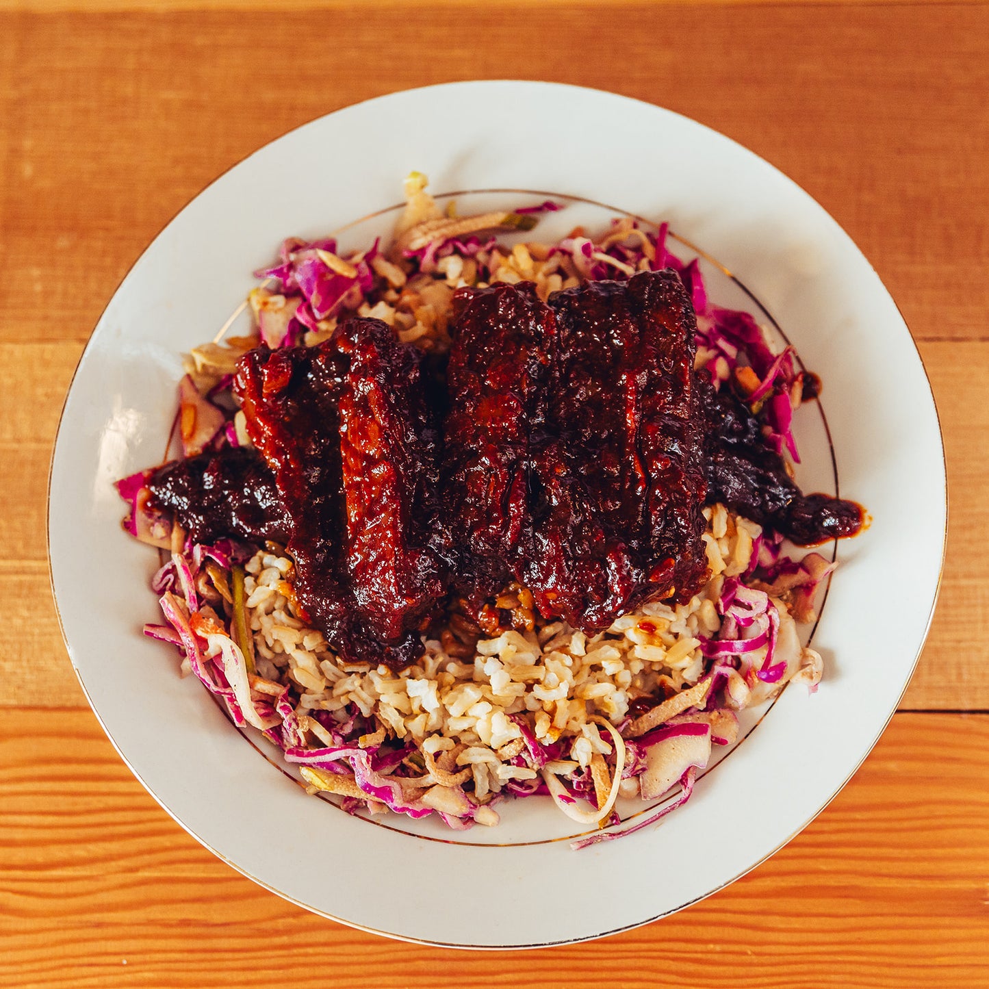 Braised tempeh