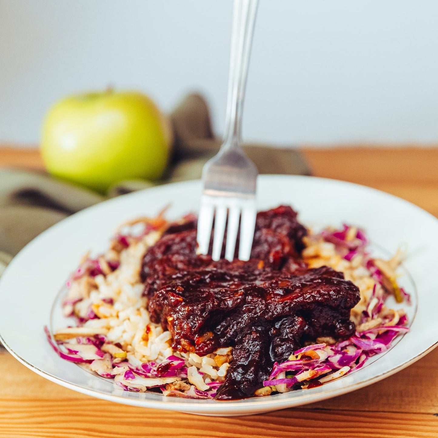 Braised tempeh