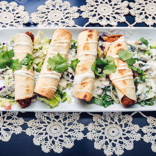 Taquitos et salade au cactus (NOUVEAU)