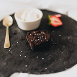 Gâteaux chocolat, noix et fleur de sel