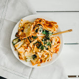 Lasagne de courgette, épinard et bechamel de tofu