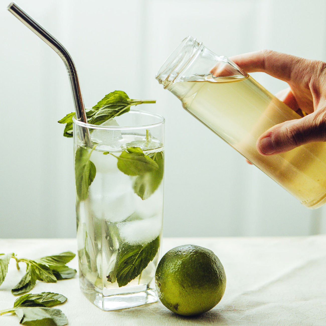 Sirop lime et menthe