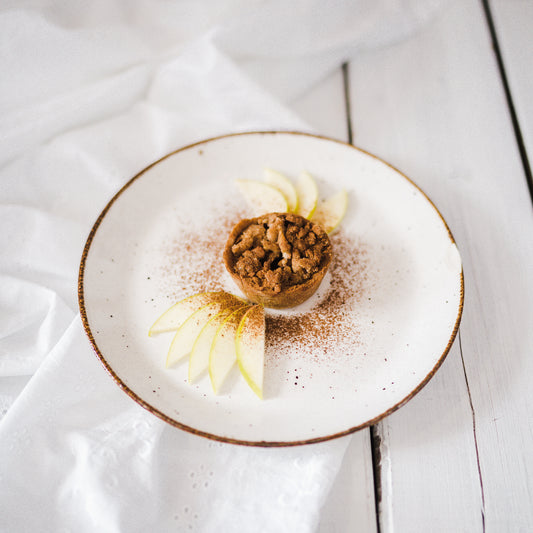 Apple crumble tartlets